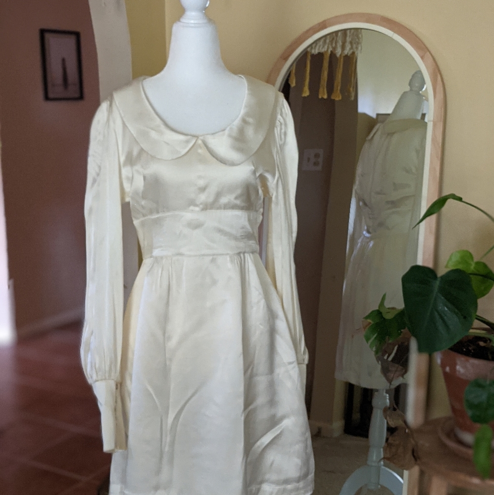 Wednesday Addams satin dress